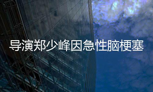 享年郑少脑梗峰因导演塞病逝 岁急性